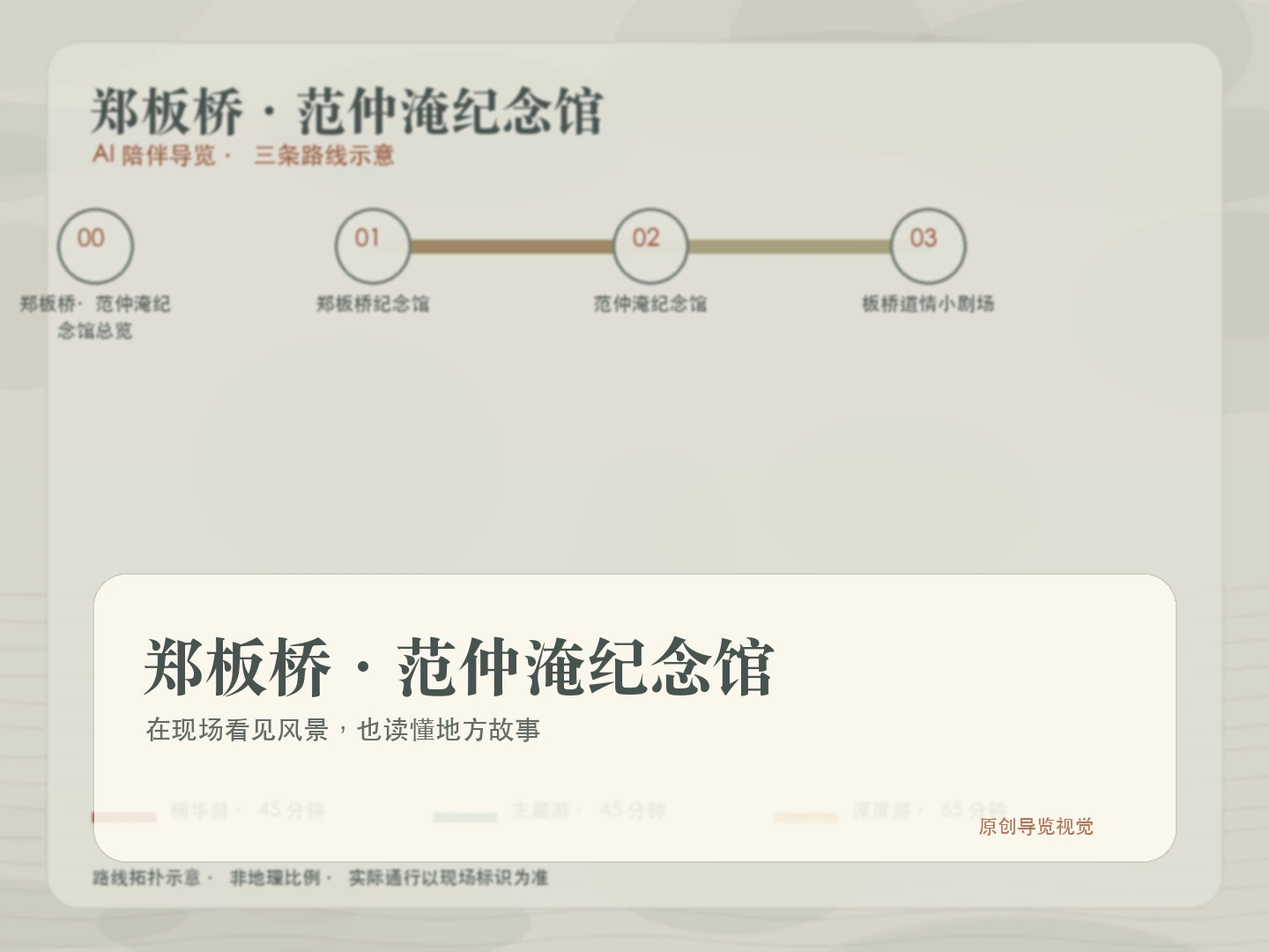 郑板桥·范仲淹纪念馆景区导览封面